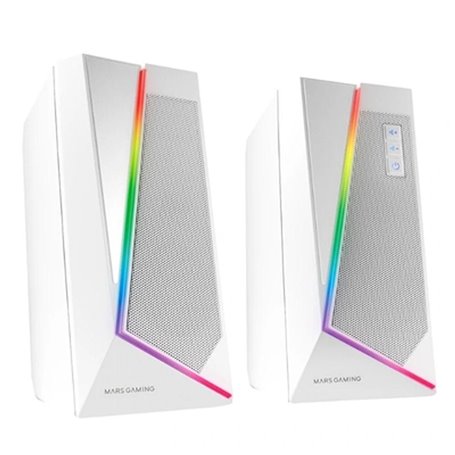 Haut-parleurs bluetooth Mars Gaming BT Blanc