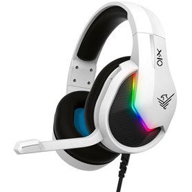 Casques avec Microphone Phoenix X-IO RGB Blanc