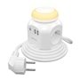 Rallonge 4 prises Schuko avec interrupteur Aisens ASPS-2A1CLPQ02-W (1,