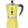 Cafetière Italienne Bialetti Rainbow Jaune Métal Aluminium 300 ml 6 Ta