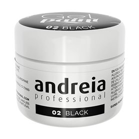 Gel pour ongles Andreia Gel Paint 4 ml Noir Nº 02