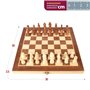 Jeu d'Échecs Colorbaby Bois (6 Unités)