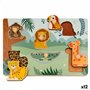 Puzzle Animaux Woomax + 18 Mois (12 Unités)