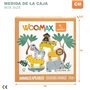 Jeu de construction + figurines Woomax animaux 16 Pièces 7 x 7 x 1,5 c