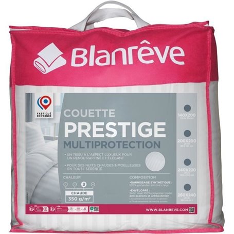 Couette 220x240 cm BLANREVE PRESTIGE Multiprotection - 100% Polyester