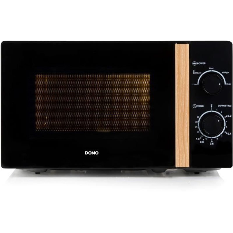Micro-Ondes Domo Noir 700 W 20 L