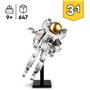 LEGO 31152 Creator 3en1 L'Astronaute dans l'Espace. Jouet de Construct