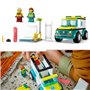 LEGO 60403 City L'Ambulance de Secours et le Snowboardeur. Jeu Enfants