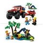 LEGO 60412 City Le Camion de Pompiers 4x4 et le Canot de Sauvetage. Jo