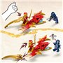 LEGO 71801 NINJAGO L'Attaque du Dragon Rebelle de Kai. Jouet Ninja de 