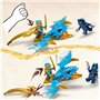 LEGO 71802 NINJAGO L'Attaque du Dragon Rebelle de Nya. Jouet Ninja de 