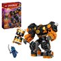LEGO 71806 NINJAGO Le Robot Élémentaire de la Terre de Cole. Jouet ave