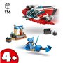 LEGO 75384 Star Wars Le Crimson Firehawk. Jouet de Construction avec S