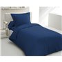 PARURE DE COUETTE LOVELY HOME - 140x200 cm - 100% COTON - BLEU