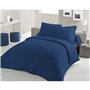 PARURE DE COUETTE LOVELY HOME - 220x240 cm - 100% COTON - BLEU