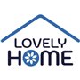 PARURE DE COUETTE LOVELY HOME - 220x240 cm - 100% COTON - BLEU