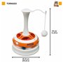 Jouet pour chats Ferplast Tornado Carrousel Blanc Plastique 34 cm
