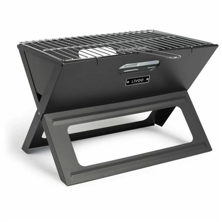 Barbecue Pliable Portatif à Charbon Livoo Doc268 Acier 44,5 x 28,5 cm