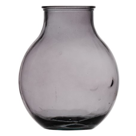 Vase Gris verre recyclé 29 x 29 x 36 cm
