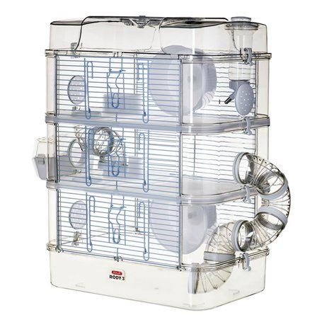 Cage Zolux Rody3 Métal Plastique 41 x 36 x 27 cm (1 Pièce)