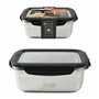 Boîte à lunch hermétique Quttin Rectangulaire Acier inoxydable Argenté