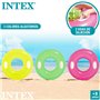 Bouée Gonflable Donut Intex 76 x 15 x 76 cm (24 Unités)