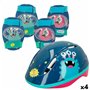 Kit Casque et Genouillères Colorbaby Monstre (4 Unités)