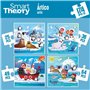 Puzzle Enfant Colorbaby Artic 4 en 1 174 Pièces 136 x 34 cm (6 Unités)