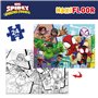 Puzzle Enfant Spidey Double face 24 Pièces 70 x 1,5 x 50 cm (6 Unités)