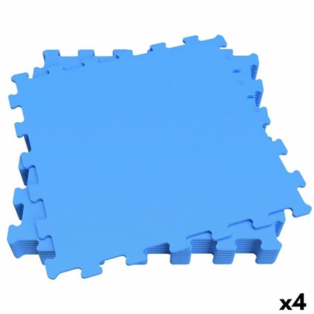 Puzzle Enfant Aktive Bleu 9 Pièces Feuille de Mousse 50 x 0,4 x 50 cm 