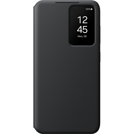 Etui Folio Clear View Cover Noir pour Samsung G S24 Samsung