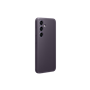 Coque en Cuir Designed for Samsung G S24 Violet Foncé Samsung