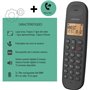 Téléphone fixe sans fil - LOGICOM - DECT ILOA 150 SOLO - Noir - Sans r