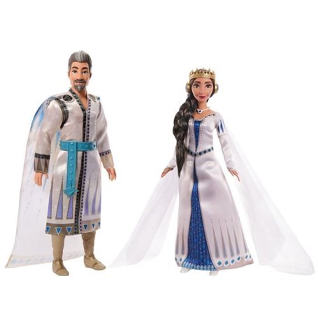 REINE AMAYA ET ROI MAGNIFICO - MATTEL - HRC18 - POUPEE MANNEQUIN DISNE