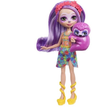 ENCHANTIMALS Sunshine Beach, Sabindra Paresseux et Son Animal de Compa