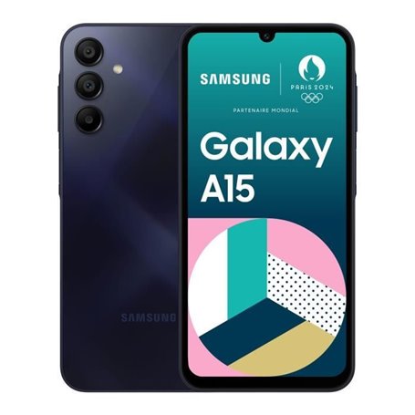 SAMSUNG Galaxy A15 Smartphone 128Go Bleu nuit