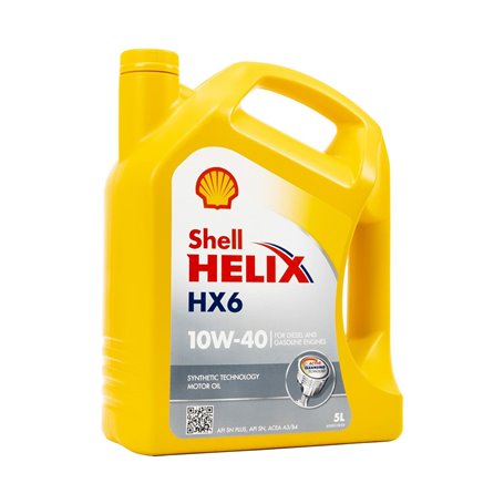 Huile de moteur pour voiture Shell Helix HX6 5 L 10W40