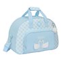 Sac de sport Glow Lab Cisnes Bleu clair 48 x 33 x 21 cm