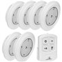 LED lampe sans fil Télécommande plafond éclairage mural Maclean MCE165