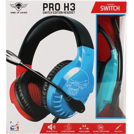 Casque avec micro - PC - Jeux vidéos - Compatible Switch - Spirit of G
