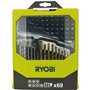 Coffret 69 accessoires pour perçage & vissage - RYOBI - Mixte bois-maç