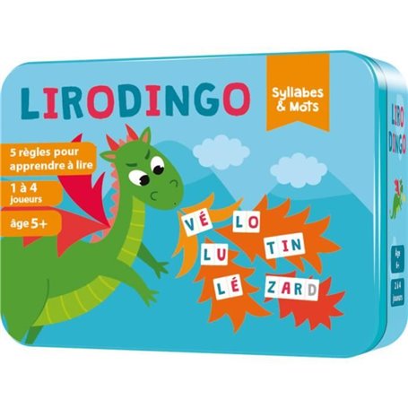 LiroDingo Syllabes et Mots - Asmodee - Apprendre a lire en s'amusant -