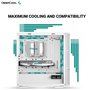 Boitier PC sans alimentation - DEEPCOOL CH560 DIGITAL (Blanc) - Moyen 