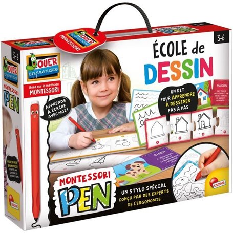 Kit pédagogique pour apprendre a dessiner - LISCIANI - Stylo spécial i