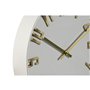 Horloge Murale Home ESPRIT Blanc Doré Argenté PVC 30 x 4 x 30 cm (2 Un