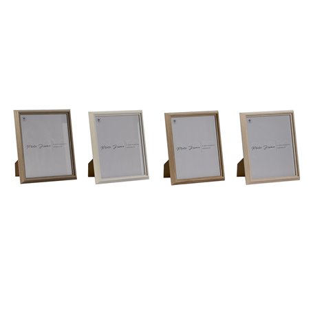 Cadre photo Home ESPRIT Marron Beige Crème Naturel Verre Bois MDF Scan