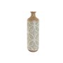 Vase Home ESPRIT Vert Beige Naturel Métal Tropical 18 x 18 x 56 cm