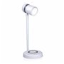 Lampe LED avec haut-parleur et chargeur sans fil Grundig Blanc Ø 12 x 