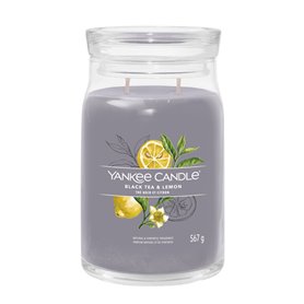 Bougie Parfumée Yankee Candle Citron Thé noir 567 g