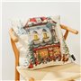 Housse de coussin Muaré Christmas City 50 x 50 cm